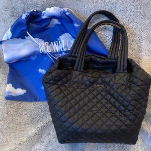 MZ Wallace Black Medium Metro Tote DELUXE